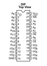 cypress_sram_cy62256_pinout